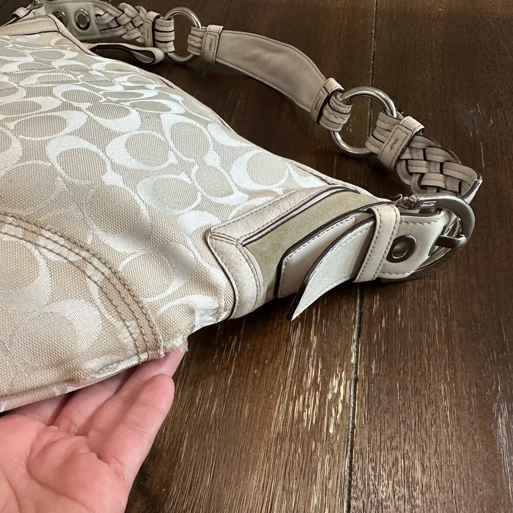 Coach Cream Hobo Bag